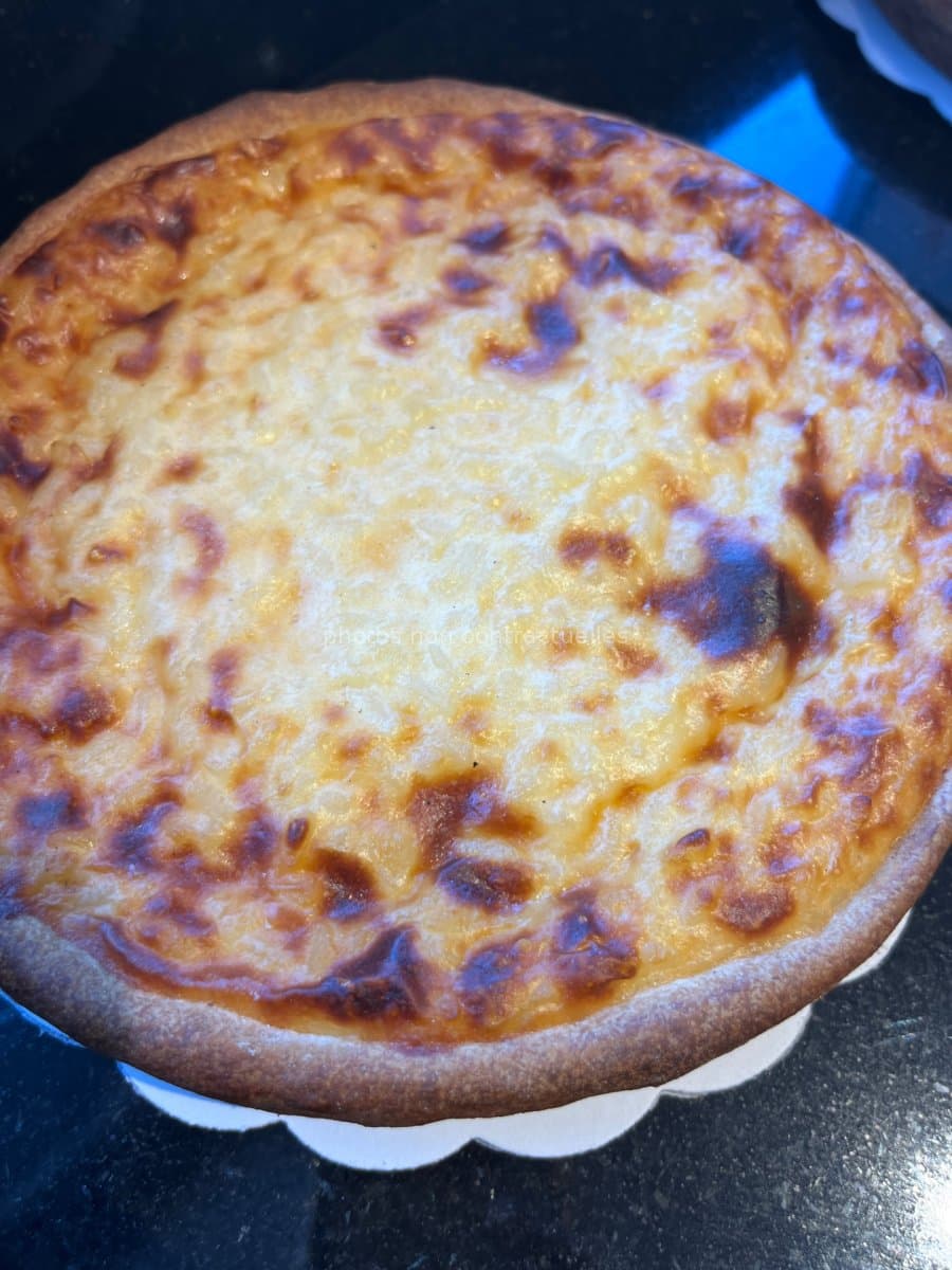 Tarte au riz macaron